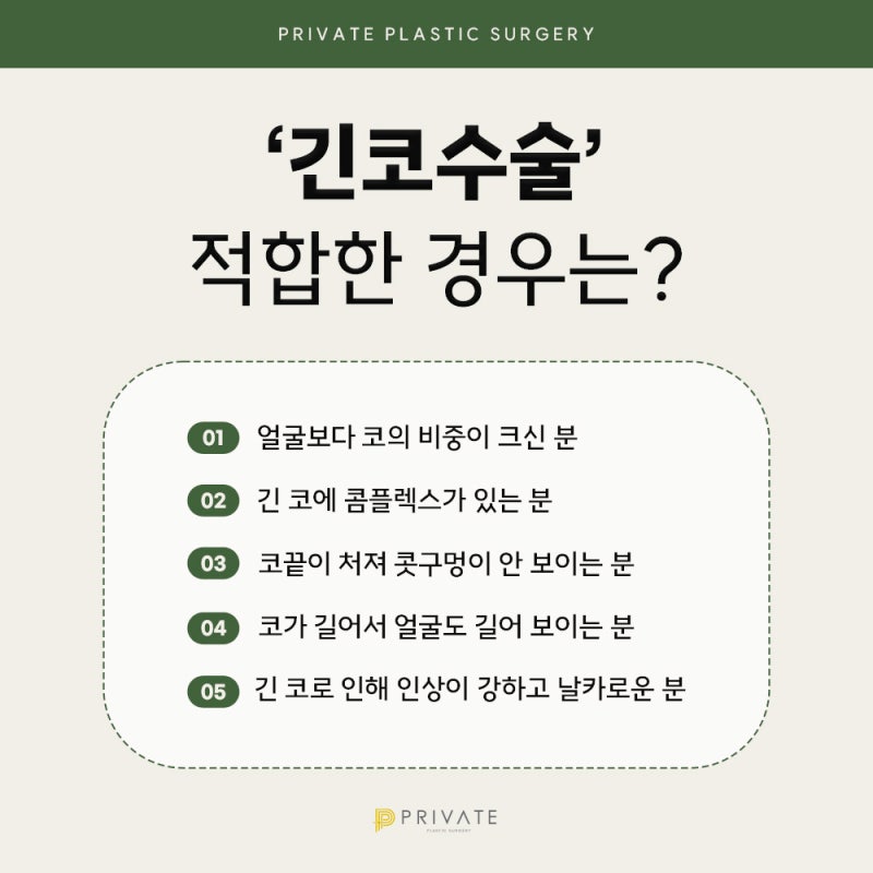 화살코 교정수술, 프라이빗성형외과에서 알아보기 사진 5