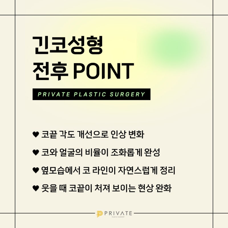 프라이빗성형외과 긴코성형잘하는곳 사진 4