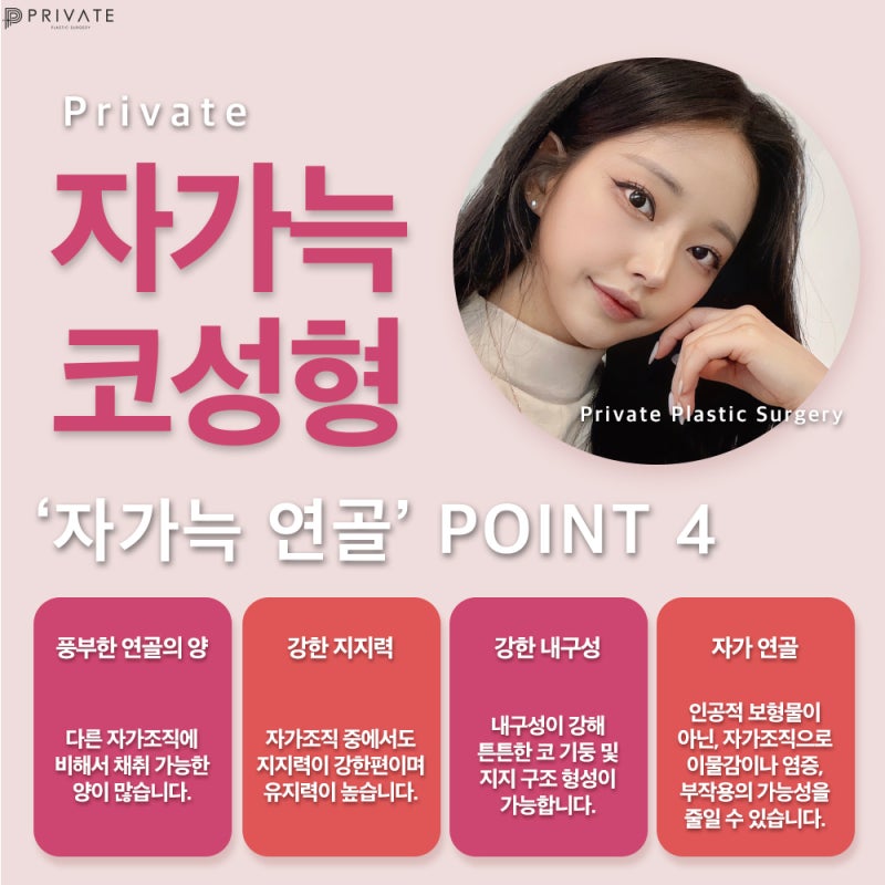 자가늑 코수술 고민이라면, 프라이빗성형외과 사진 4